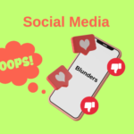 An illustration depicting social media mistakes damaging a brand's online reputation, featuring common blunders like poor engagement, negative comments, and inconsistent messaging.